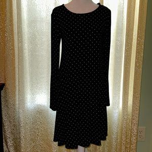 Black and Whit Polka Dot Dress
